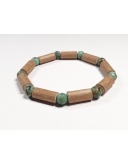 Hazelwood bracelet with african turquoise 