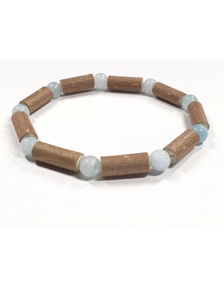 Hazelwood/ Aquamarine  bracelet 