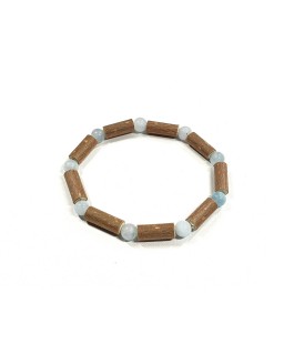Hazelwood/ Aquamarine  bracelet 