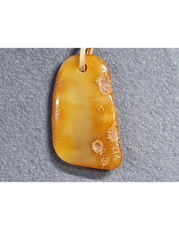 Natural genuine Baltic amber pendant