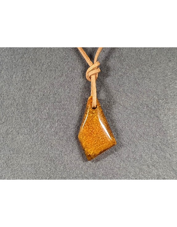 Natural genuine Baltic amber pendant